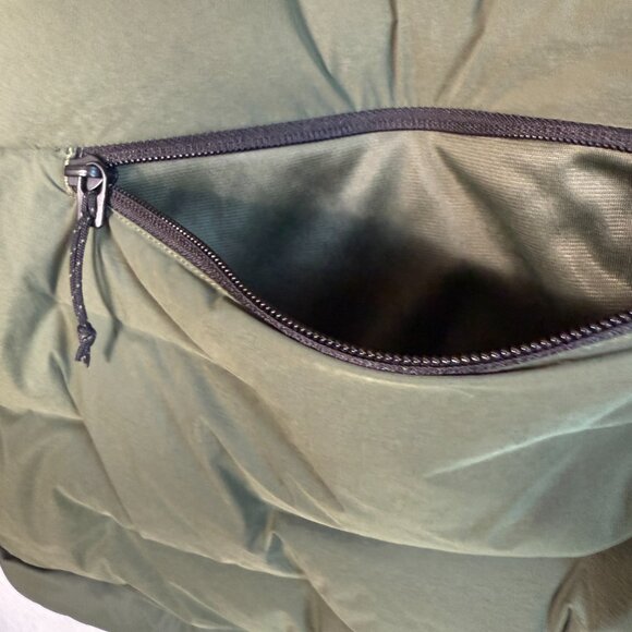 Mountain Hardwear Down Pullover Hoody Jacket \\ Size Medium // Surplus, Green - Picture 5 of 8